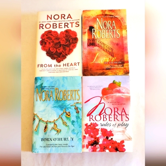 NORA ROBERTS 9 NOVELS IN 4 BOOKS - Picture 1 of 2